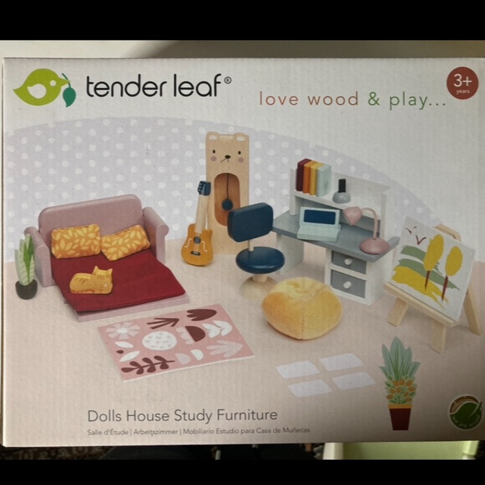 NEW Tender Leaf Dollhouse Study Furniture